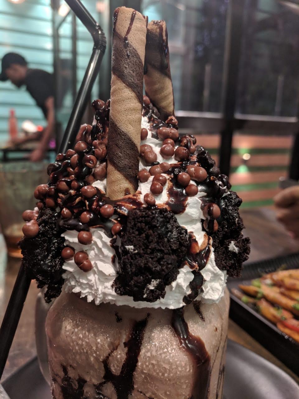 Oreo crunchy shake. Photo: Connected to India