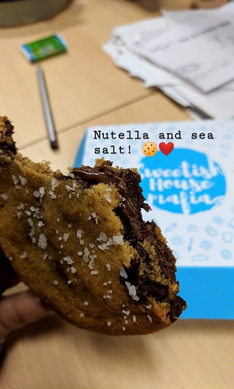 Nutella with sea salt cookie. Photo: Connected to India