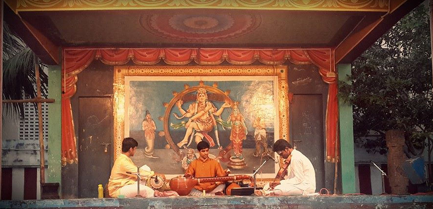 Vishaal Sapuram is credited with inventing a new raga (musical scale) with his guru Ravikiran called vishweshwarapriya. Photo courtesy: navachitravina.com 