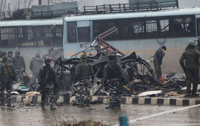 Tension between India and Pakistan esclated since February 14 suicide bombing carried by a JeM terrorist at Pulwama in Kashmir that killed 40 Central Reserve Police Force (CRPF) troops. Photo courtesy: Twitter@ANI