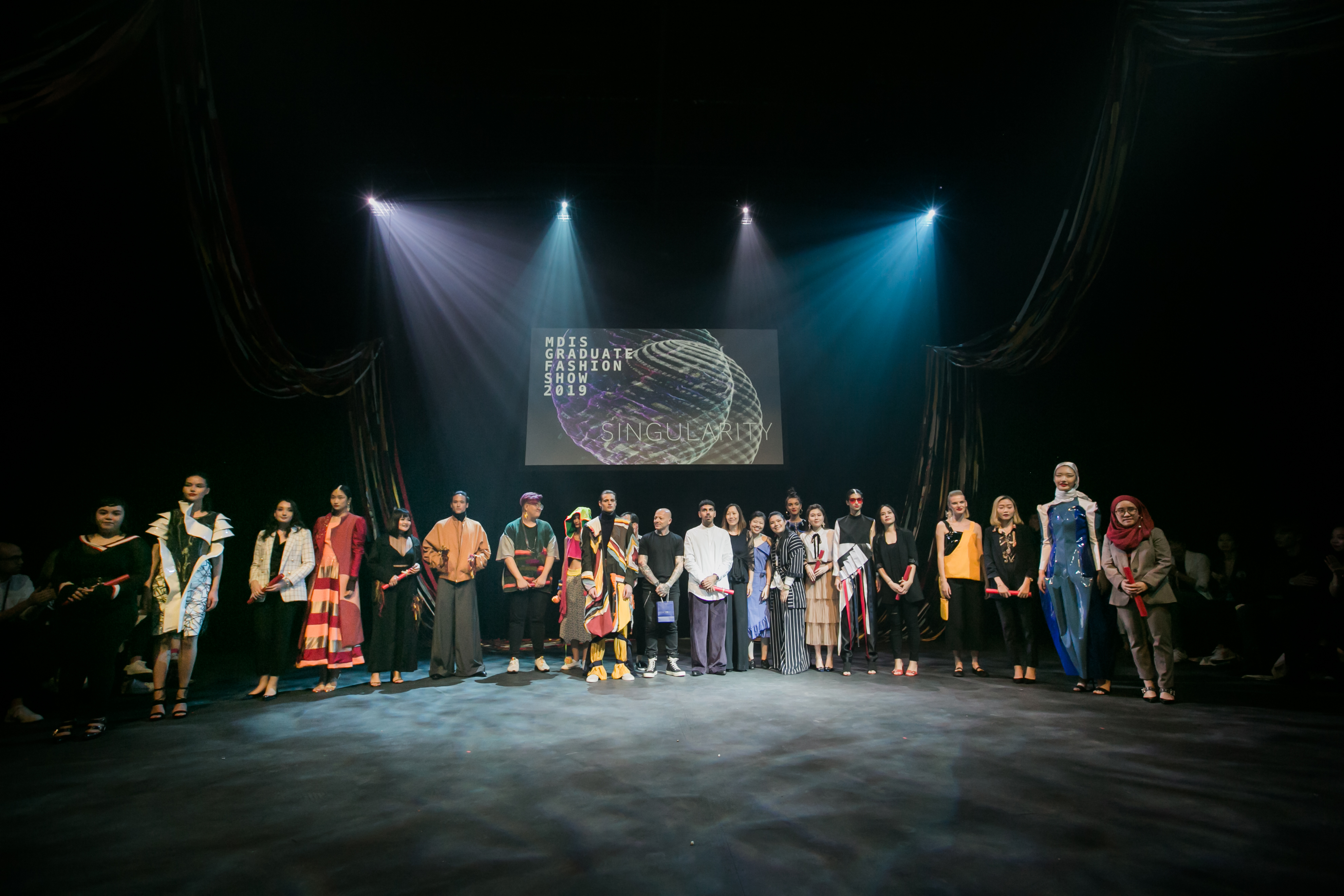 'Singularity' features 10 young designers from MDIS fashion design course. Photo courtesy: MDIS