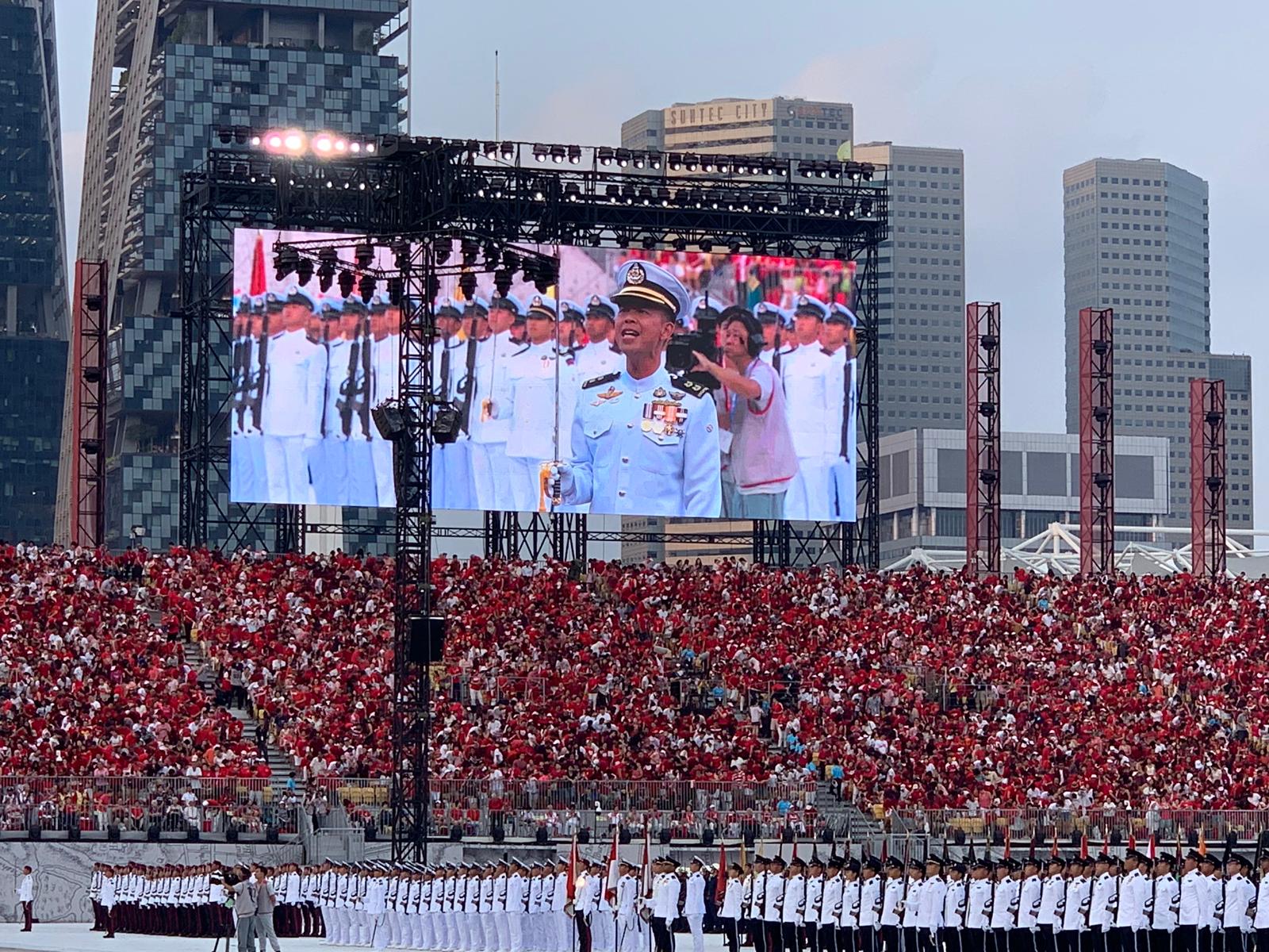 The National Day Parade show focuses on Singapore's history. Photo courtesy: Connected to India