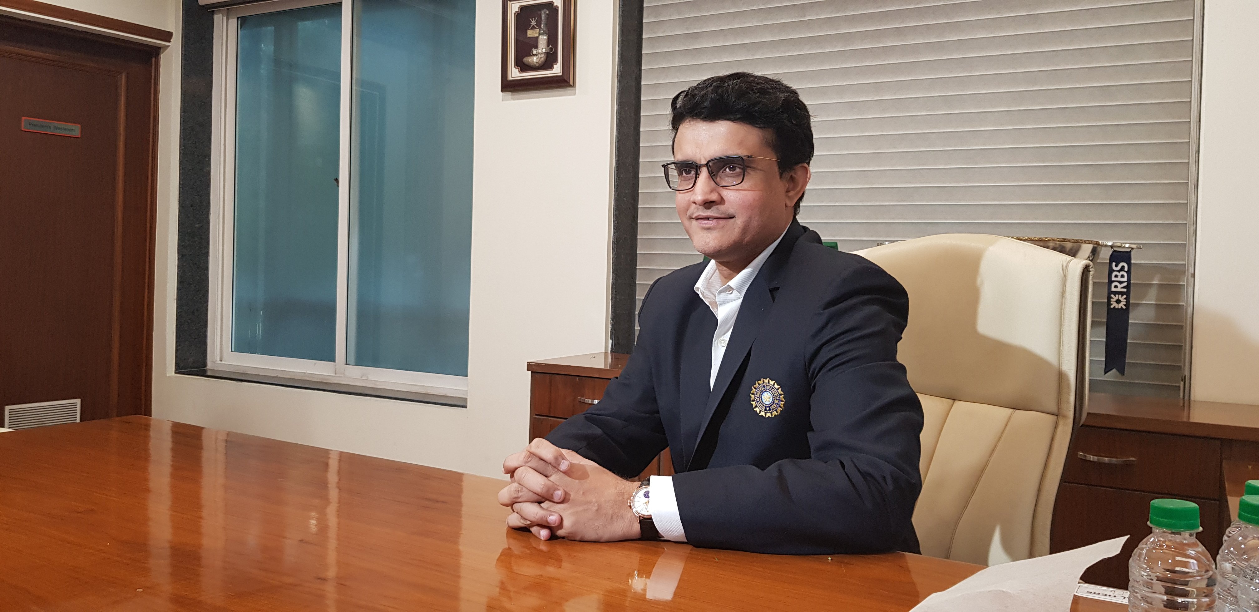 Sourav Ganguly is the 39th President of the BCCI. Photo courtesy: Twitter/@BCCI