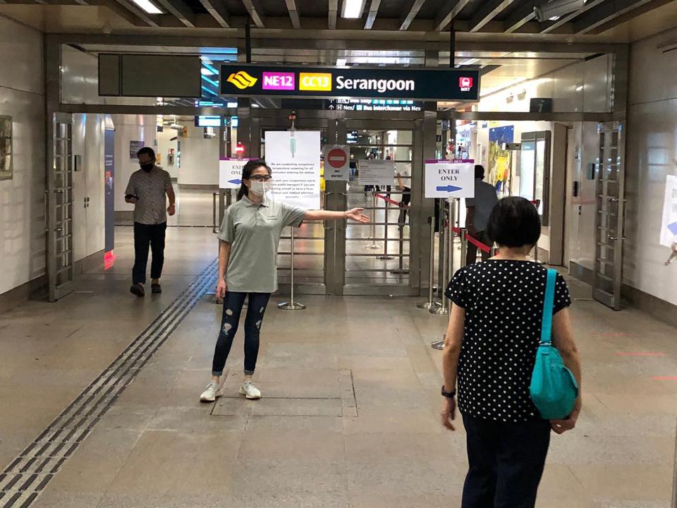 Enhanced safe distancing measures to be put in place in the Singapore public transport network. Photo courtesy: Facebook/Land Transport Authority