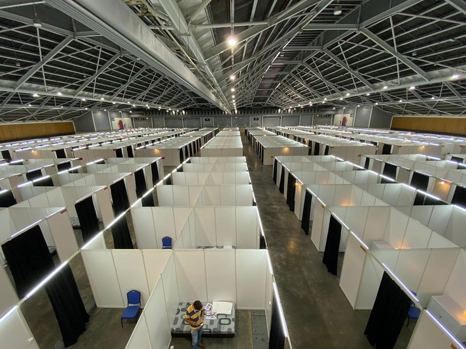 The aim of the government's COVID-19 medical strategy is to ensure that the healthcare system does not get overwhelmed. Photo courtesy: Facebook/Lawrence Wong