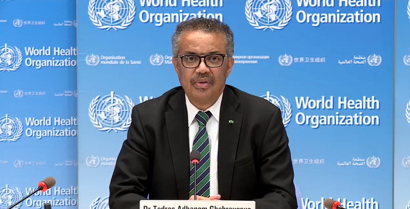 With an ever-increasing daily tally of the virus, the WHO warned against complacency. Photo courtesy: Twitter/@WHO