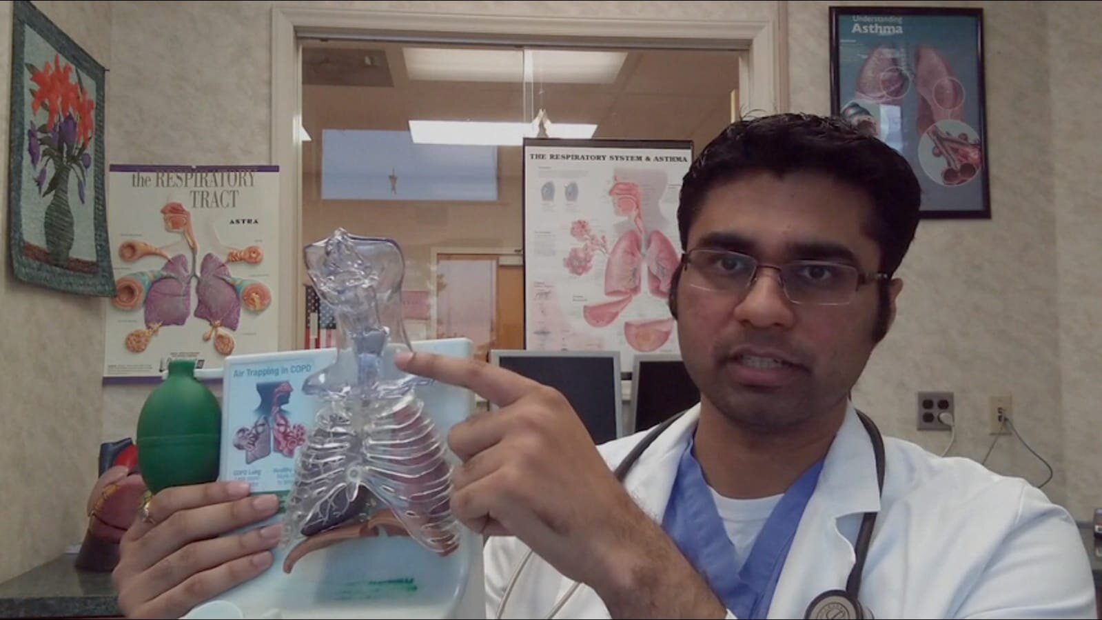 Dr Shantanu Singh, a pulmonologist and critical care specialist in Huntington, West Virginia