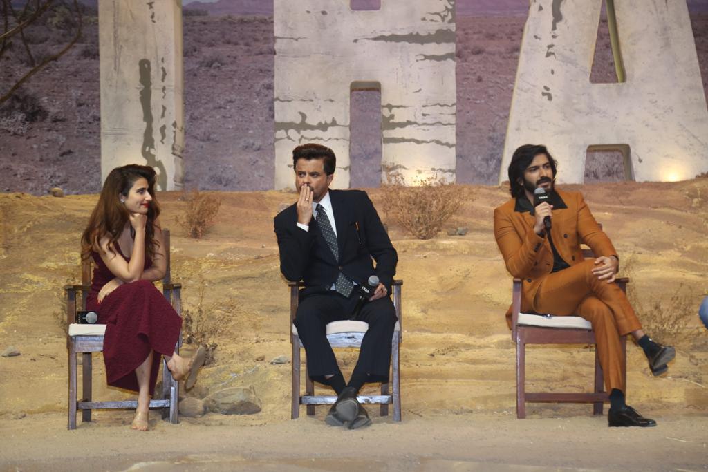Anil Kapoor, Fatima Sana Shaikh, and Harsh Varrdhan at Thar trailer launch