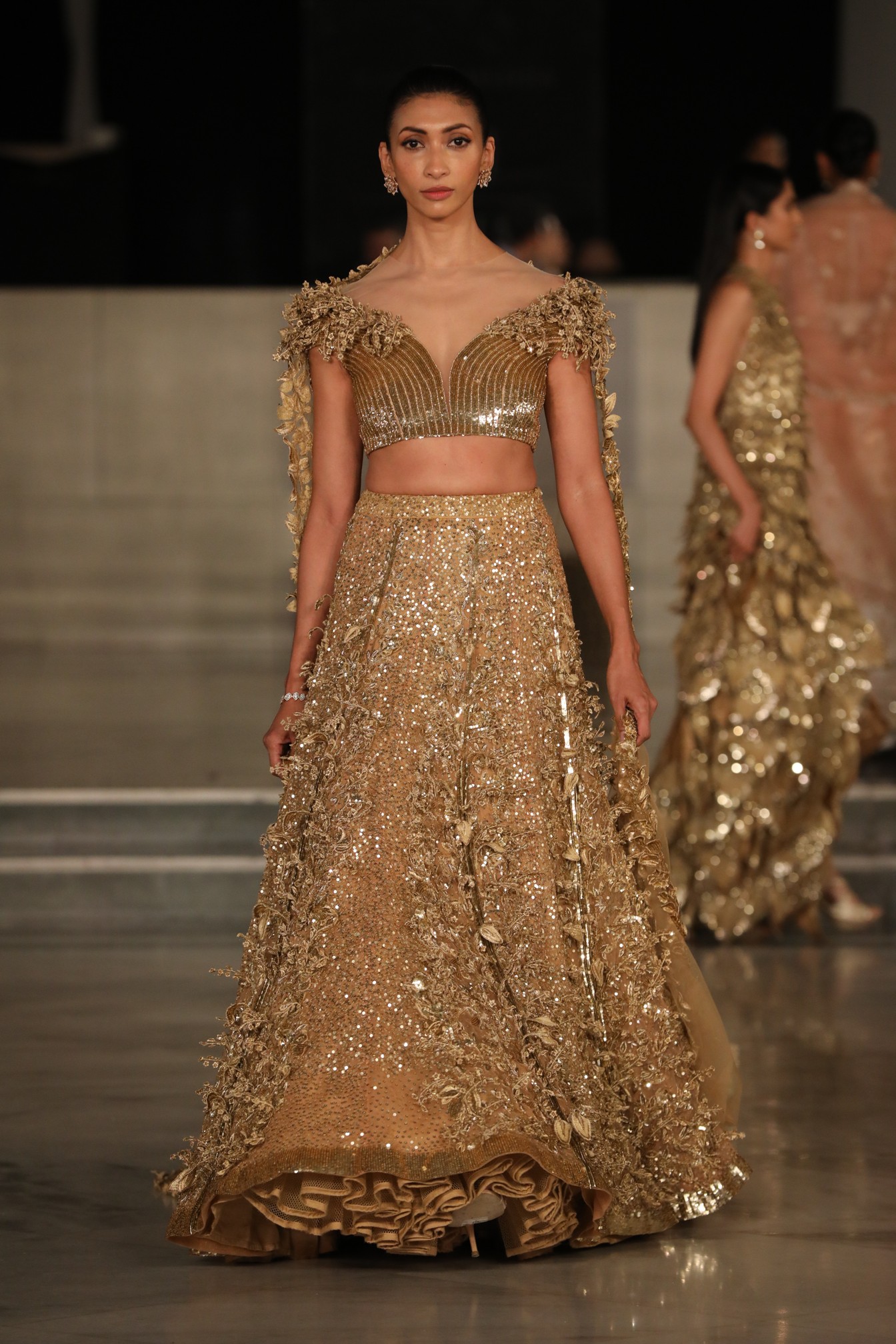 Designer Rahul Mishra's collection at FDCI India Couture Week,2022.