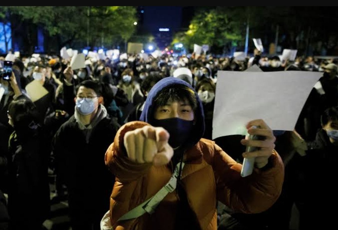 Protests have reached China's Wuhan, where the COVID-19 pandemic was first reported. Photo courtesy: Twitter