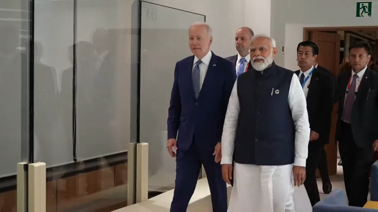 Biden and Modi shared a lighthearted moment when the former referred to the fact that he was inundated by requests for invitations to attend a state dinner in Washington DC to be hosted for Modi, during the latter’s upcoming United States trip in June.